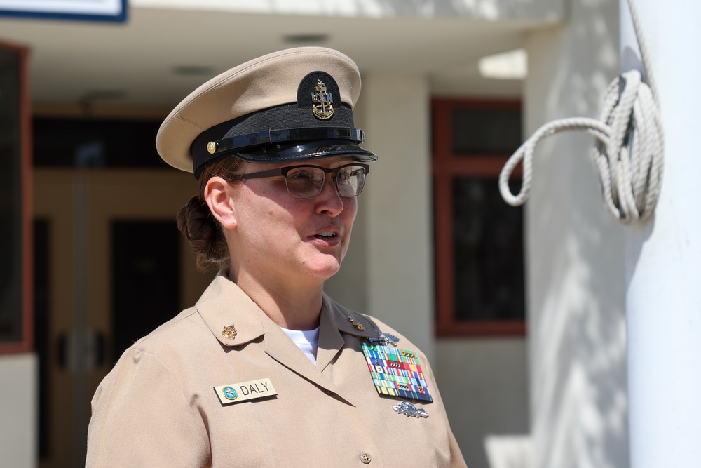 Seabee Master Chief Pinning at NMCB 4