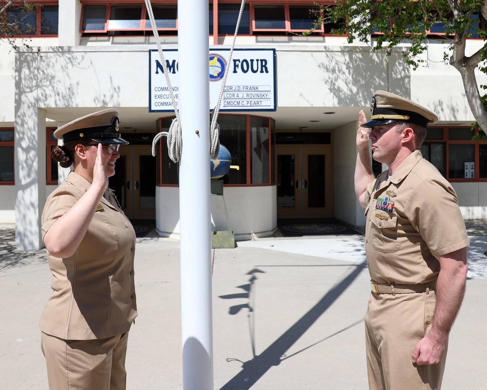 Seabee Master Chief Pinning at NMCB 4