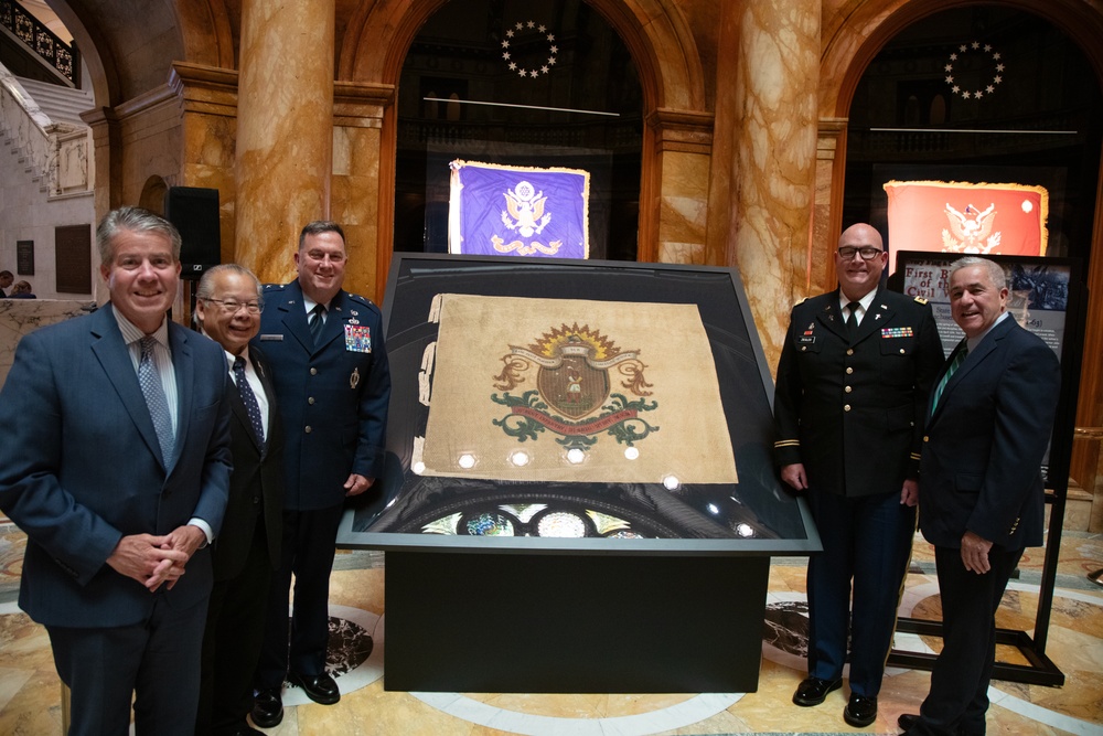 Massachusetts National Guard and State House Art Commission Unveil “Every Flag a Story” Exhibit