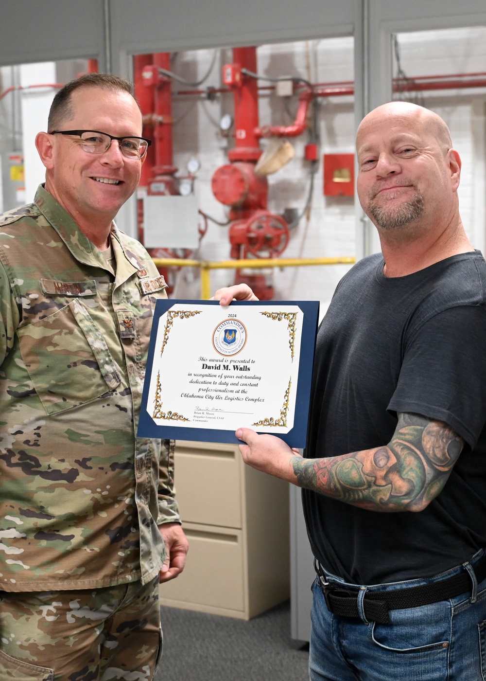 Exceptional OC-ALC performers recognized by commander