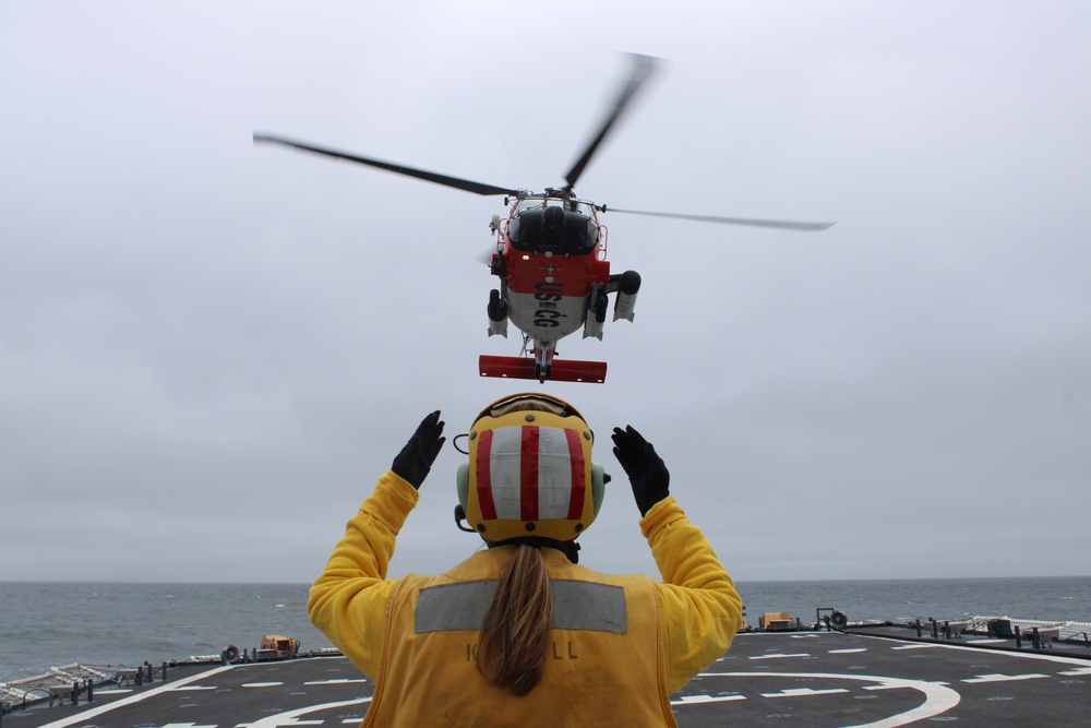 U.S. Coast Guard Cutter Kimball patrols the Bering Sea, North Pacific Ocean, and American Arctic