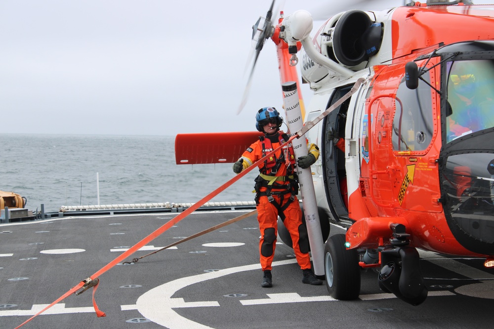 U.S. Coast Guard Cutter Kimball patrols the Bering Sea, North Pacific Ocean, and American Arctic