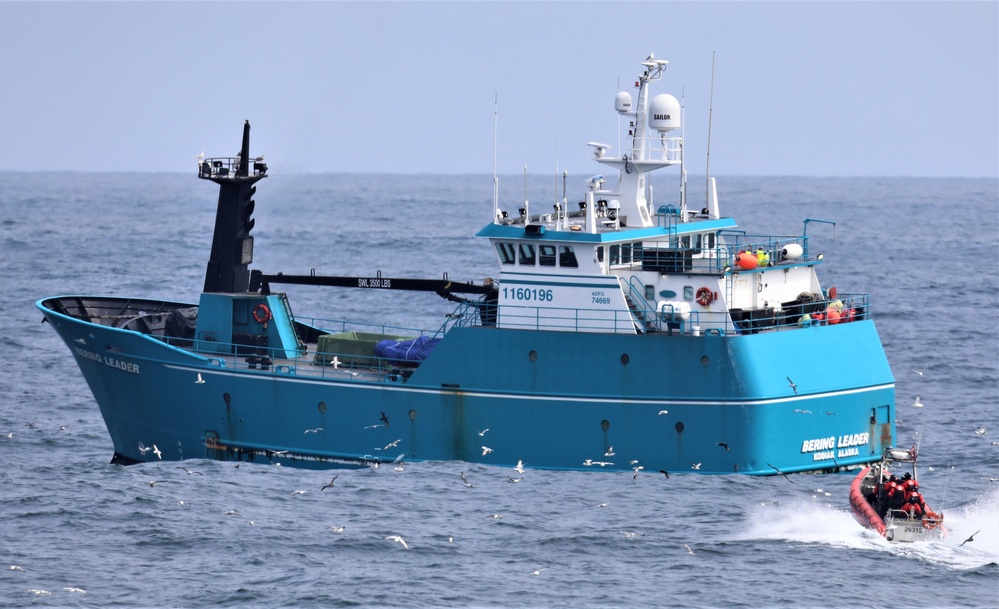 U.S. Coast Guard Cutter Kimball patrols the Bering Sea, North Pacific Ocean, and American Arctic