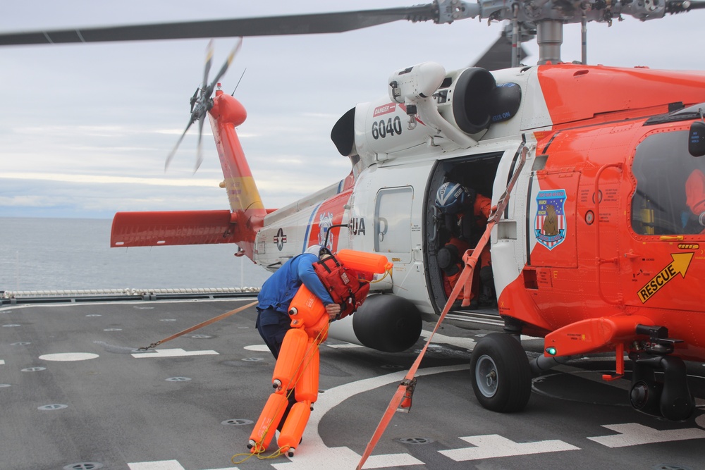 U.S. Coast Guard Cutter Kimball patrols the Bering Sea, North Pacific Ocean, and American Arctic