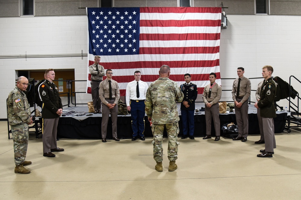 Army National Guard Best Warrior face appearance board