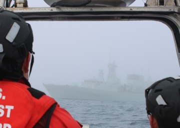 U.S. Coast Guard Cutter Kimball patrols the Bering Sea, North Pacific Ocean, and American Arctic