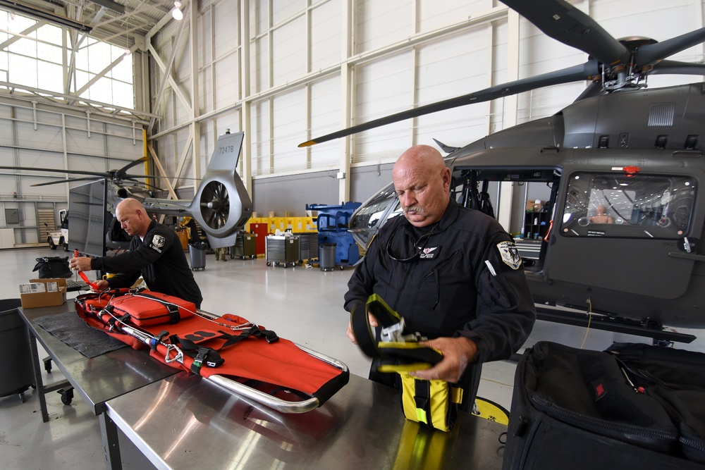 South Carolina Army National Guard aviation units prepare to support emergency response operations for Tropical Storm Debby