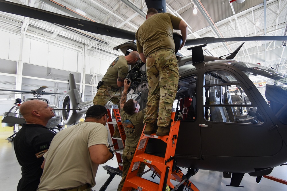 South Carolina Army National Guard aviation units prepare to support emergency response operations for Tropical Storm Debby