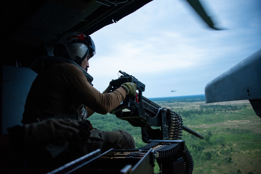 Northern Strike 24-2 MH-60S Close Air Support Training Mission