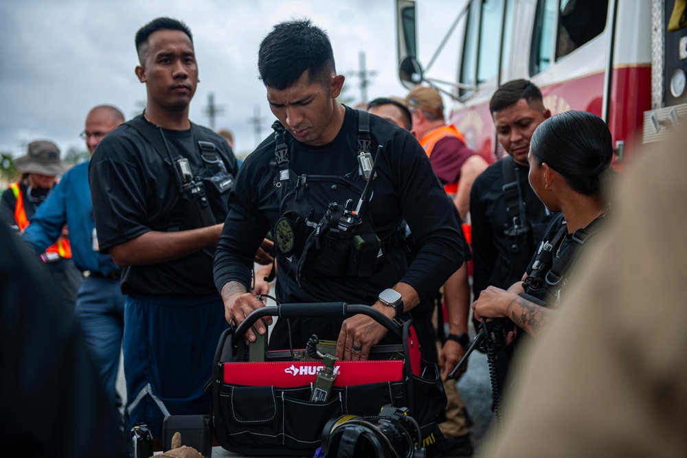 CSS 15 and Government of Guam Execute Transportation Emergency Response Team