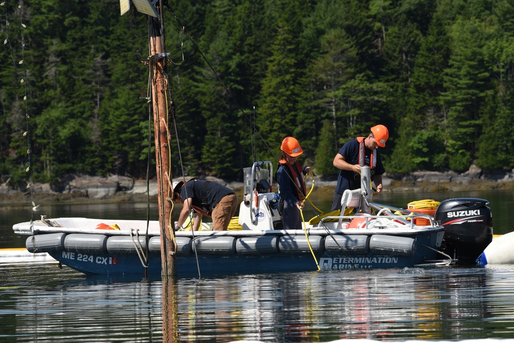 Coast Guard Oversees Salvage Operations for Sunken Jacob Pike