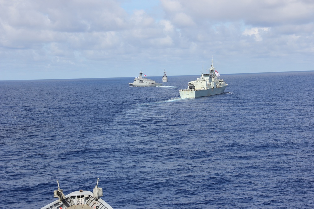 Australia, Canada, the Philippines, and the United States Conduct Multilateral Maritime Cooperation Activity