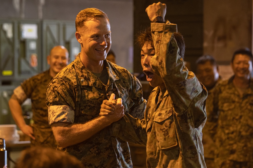 RD24 | 9th ESB, JGSDF share a victory meal