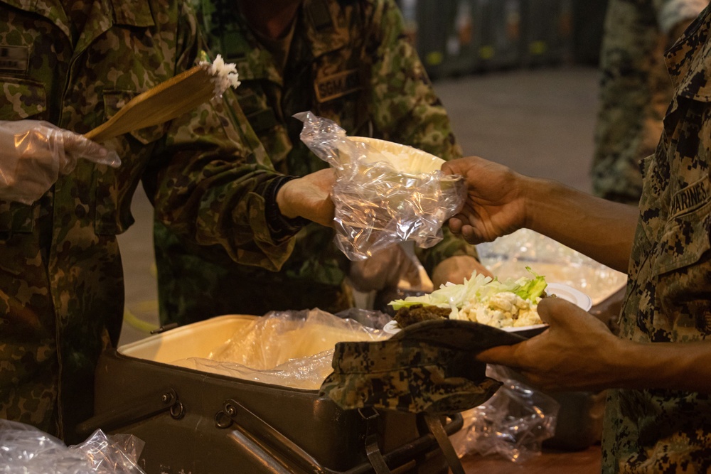 RD24 | 9th ESB, JGSDF share a victory meal