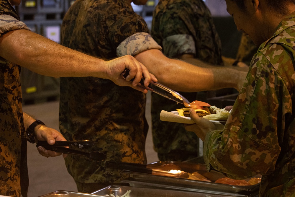 RD24 | 9th ESB, JGSDF share a victory meal