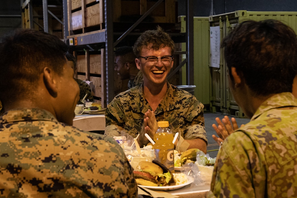 RD24 | 9th ESB, JGSDF share a victory meal