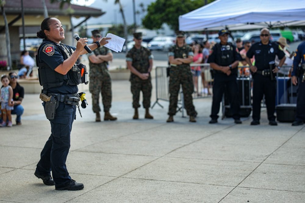 The First Night Out: First responders host the 2024 National Night out at MCBH