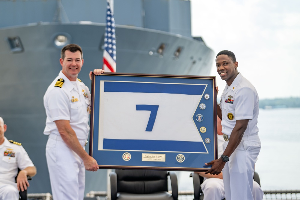 DESRON 7 Change of Command