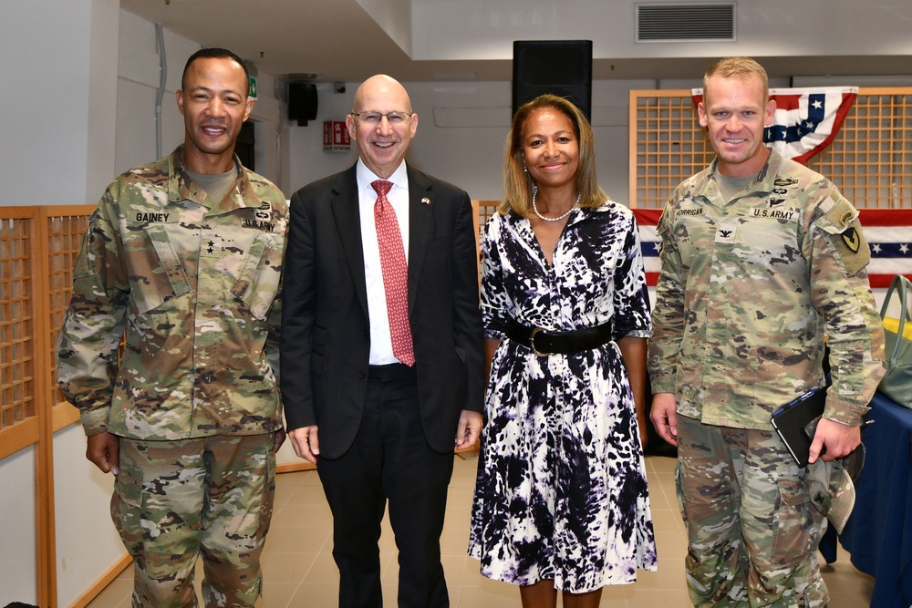 U.S. Ambassador to Italy Jack A. Markell visits Camp Darby