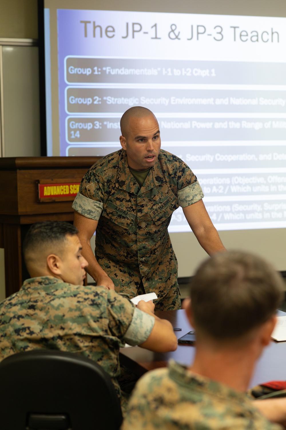 Gunnery Sgt. Anton Arifaj Awarded Faculty Advisor of the Year | AY24 TECOM Instructor and Faculty Advisor of the Year Program