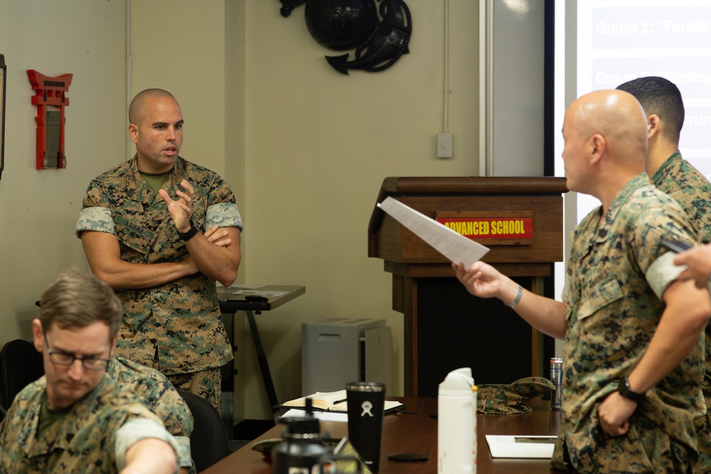 Gunnery Sgt. Anton Arifaj Awarded Faculty Advisor of the Year | AY24 TECOM Instructor and Faculty Advisor of the Year Program