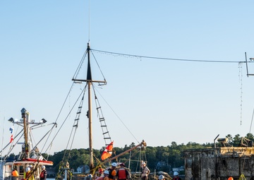 Wrecked vessel refloated in New Meadows River
