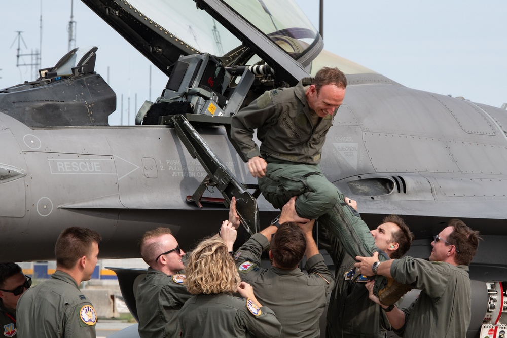 177th Col. Gregory Poston's fini-flight