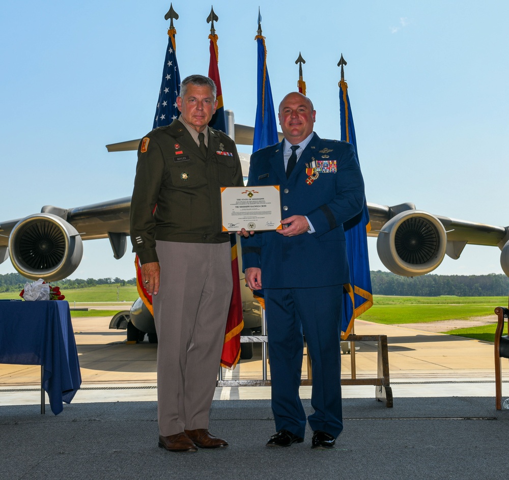 Mississippi's 16th Assistant Adjutant General &amp; Commander of the MSANG Retirement