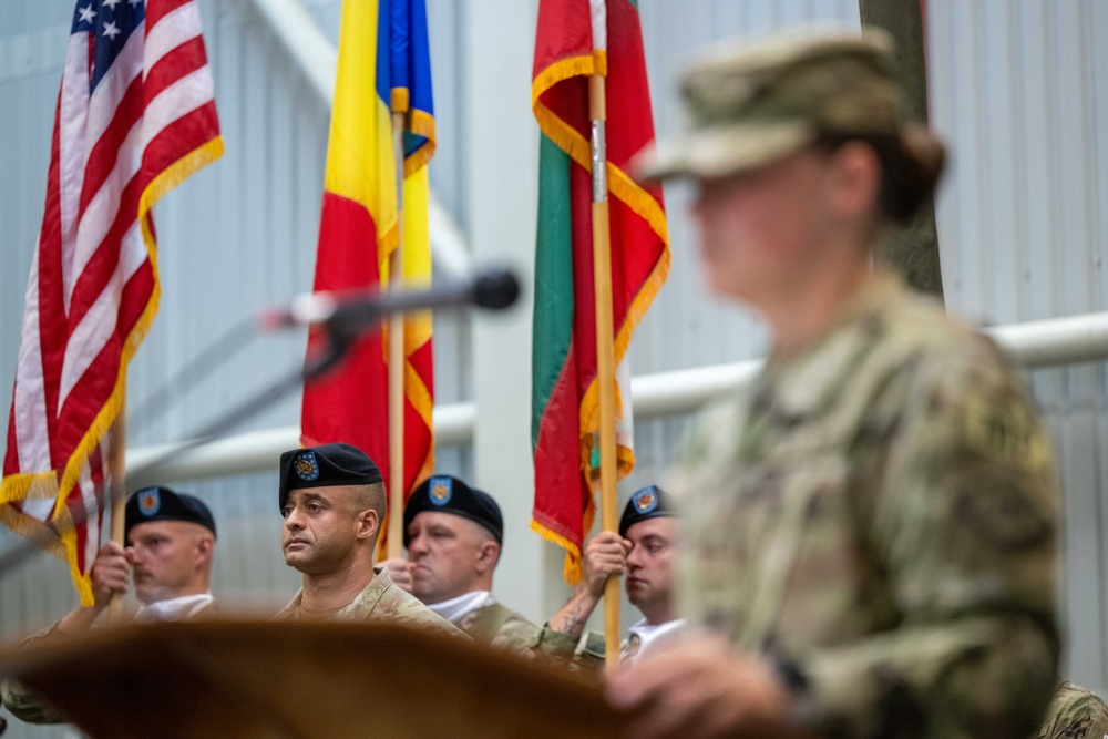 USAG Black Sea Change of Command and Uncasing Ceremony