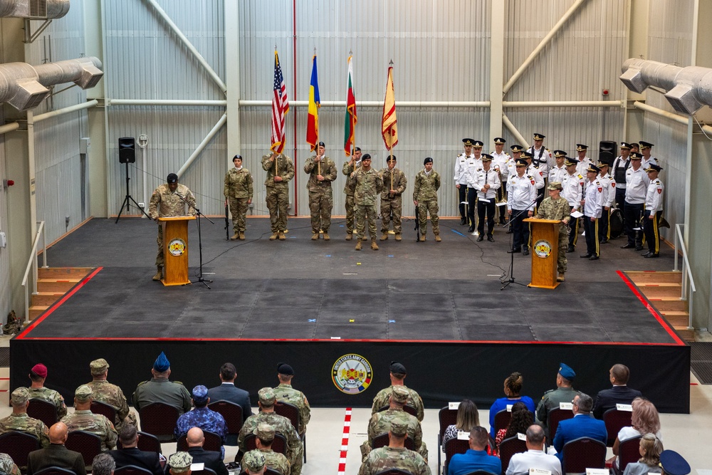 USAG Black Sea Change of Command and Uncasing Ceremony