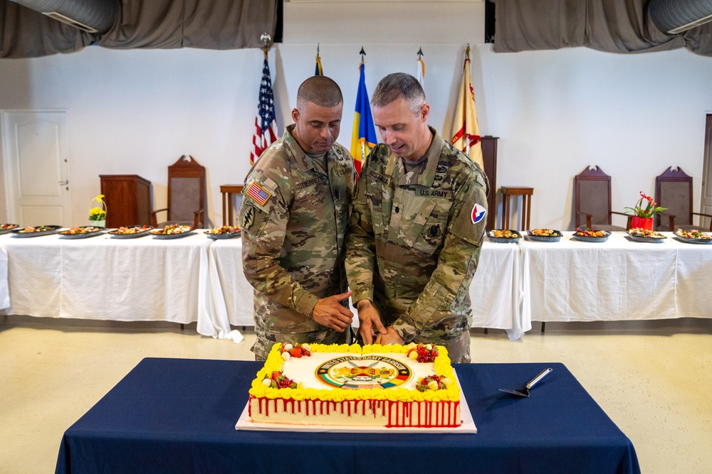 USAG Black Sea Change of Command and Uncasing Ceremony