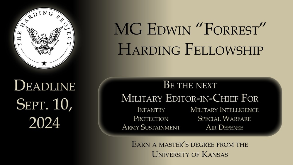 Harding Fellowship announcement