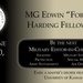 Harding Fellowship announcement