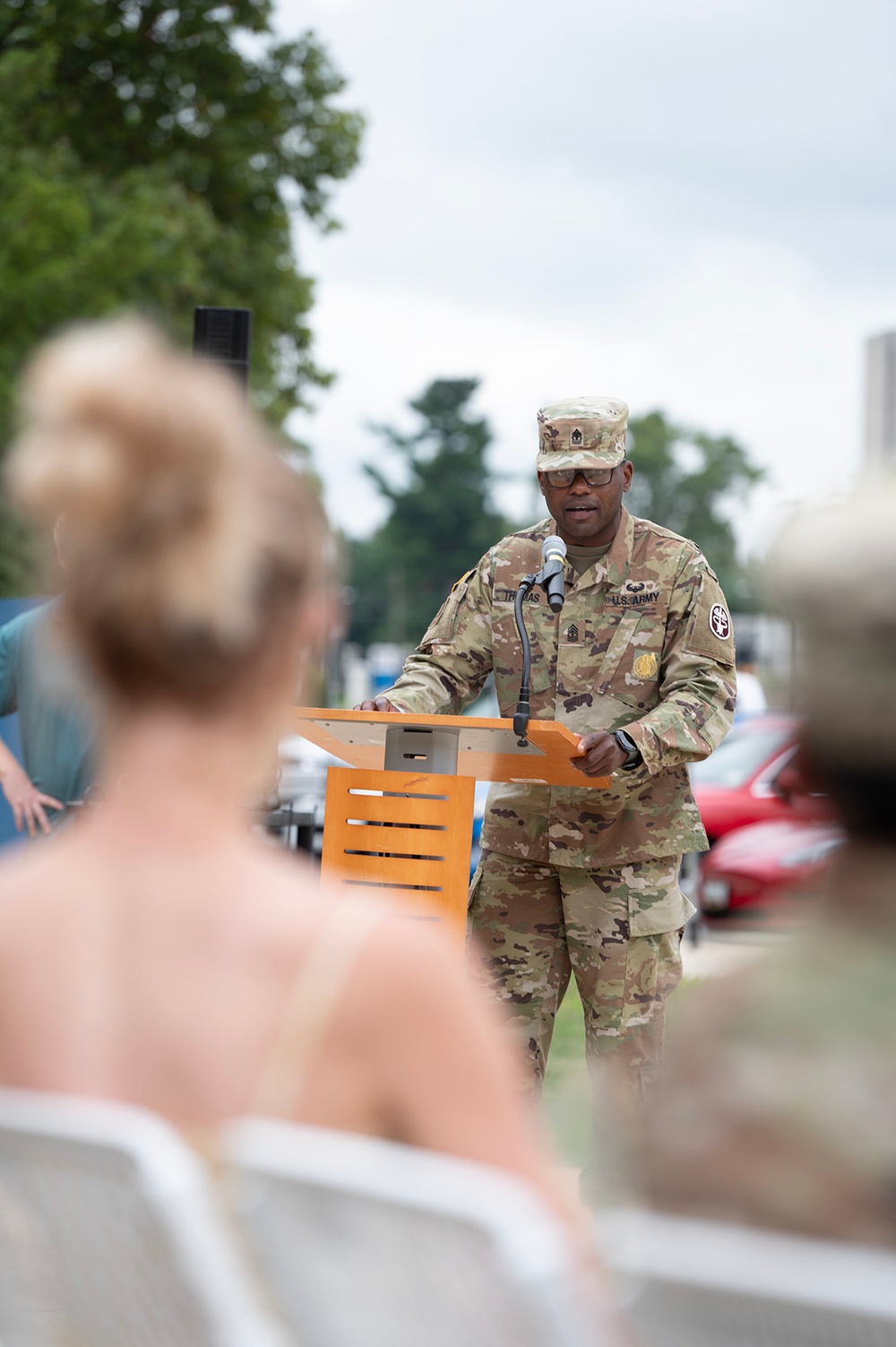 New First Sergeant Assumes Duty at Medical Readiness Battalion Walter Reed