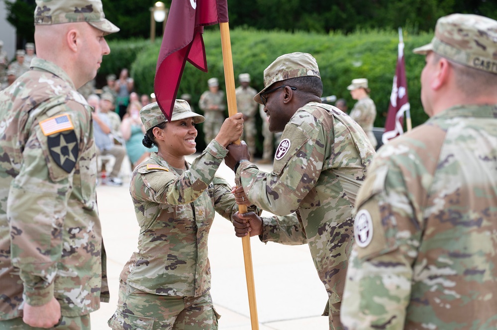 New First Sergeant Assumes Duty at Medical Readiness Battalion Walter Reed