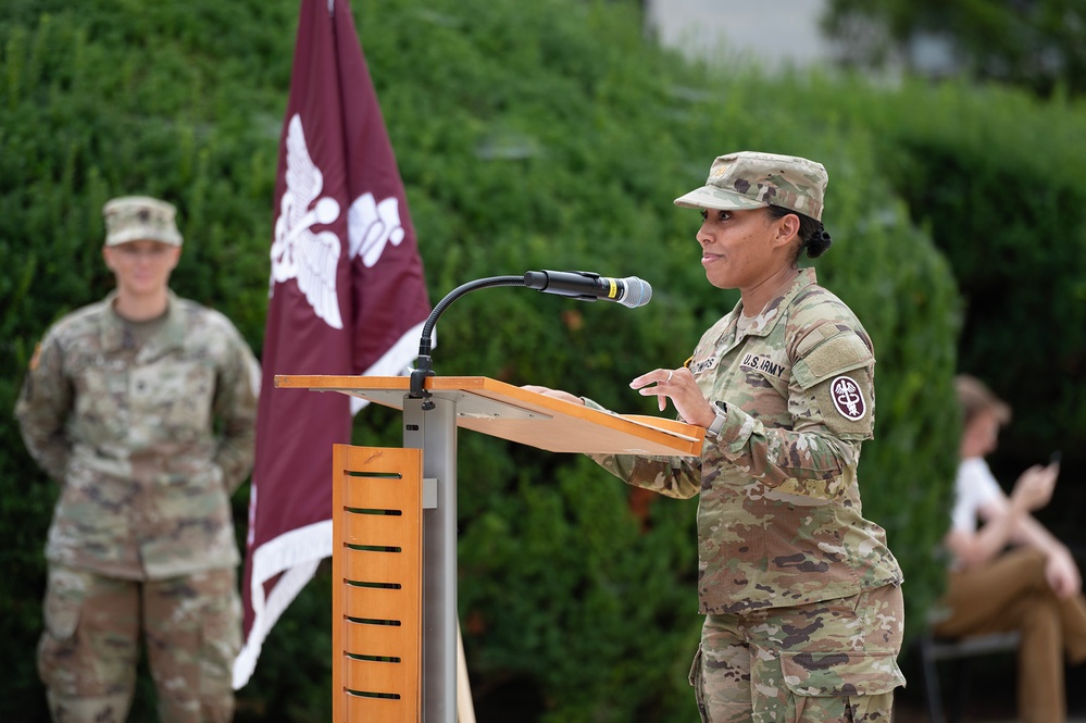 New First Sergeant Assumes Duty at Medical Readiness Battalion Walter Reed