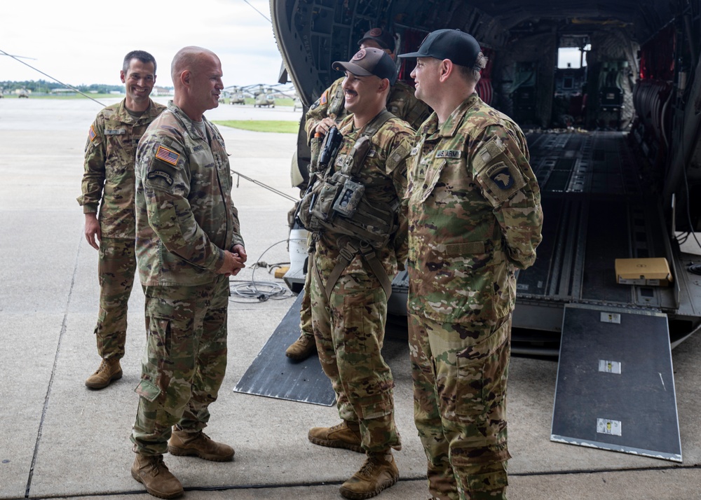 Vice Chief of Staff of the Army Visits 101st Airborne Division (Air Assault)