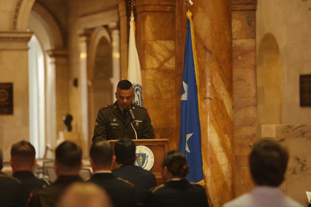 Massachusetts National Guard and State House Art Commission Unveil “Every Flag a Story” Exhibit