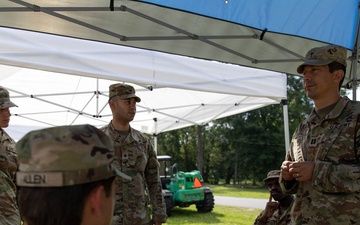 Chaplain Espinoza Supports 868th Engineer Co. at Suwannee County POD