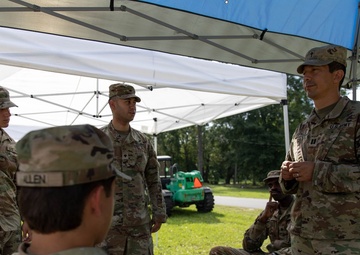 Chaplain Espinoza Supports 868th Engineer Co. at Suwannee County POD