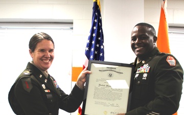 Green to Silver – Signal Soldier gets promoted from Sgt. 1st Class to Captain