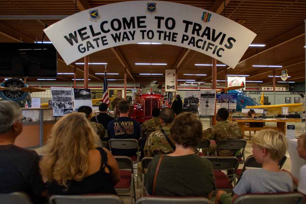 Travis firefighters hold memorial for 1950 B-29 crash