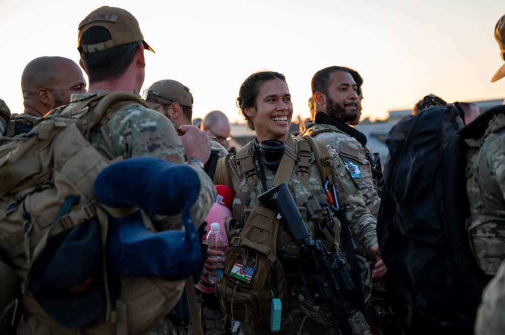 Final members of 409th AEG return from AB 201