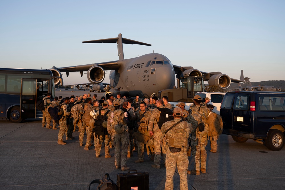 Final members of 409th AEG return from AB 201