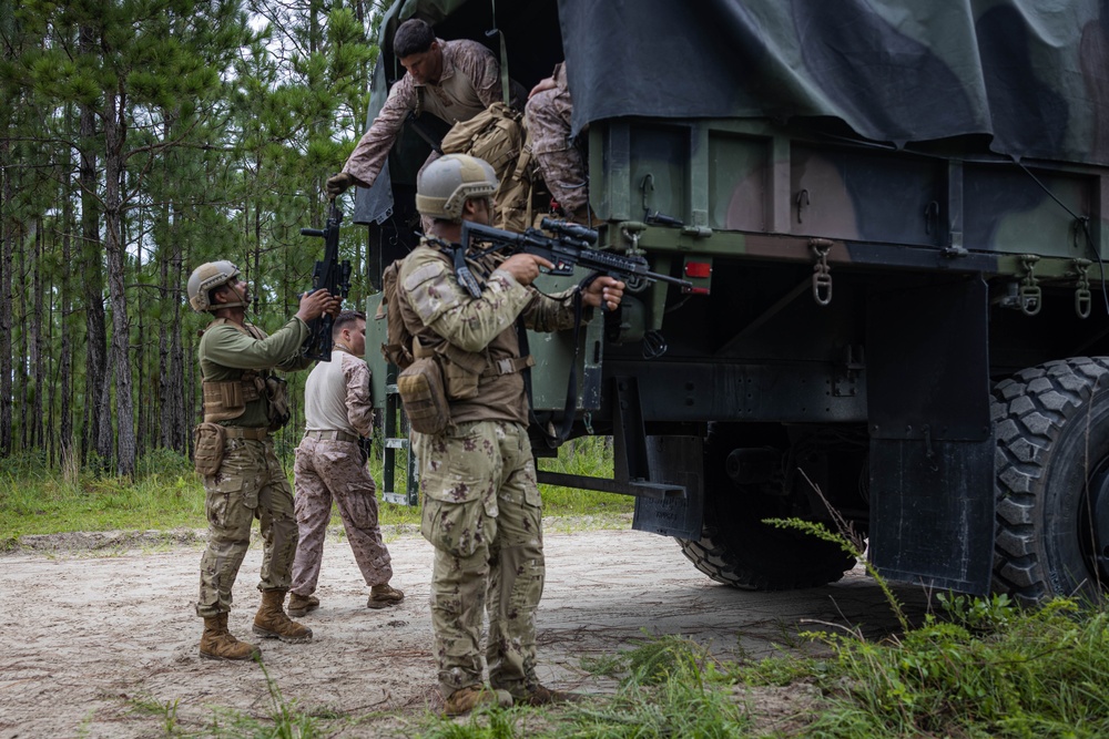 Fortifying Efforts: 2d Reconnaissance Battalion Conducts Integration Training during UAE UET 24-2