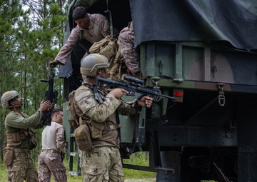 Fortifying Efforts: 2d Reconnaissance Battalion Conducts Integration Training during UAE UET 24-2