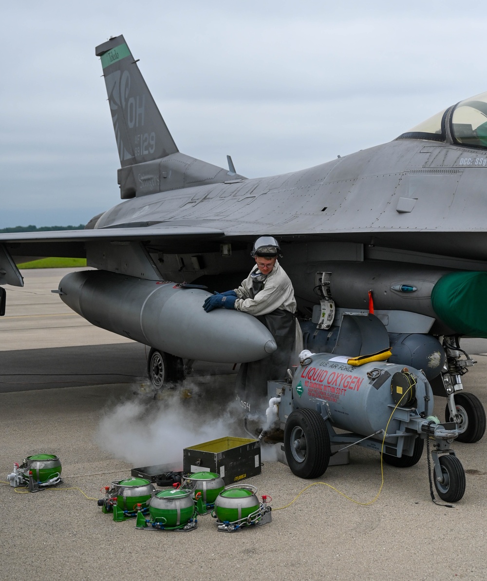 180th Fighter Wing Trains at Northern Lightning