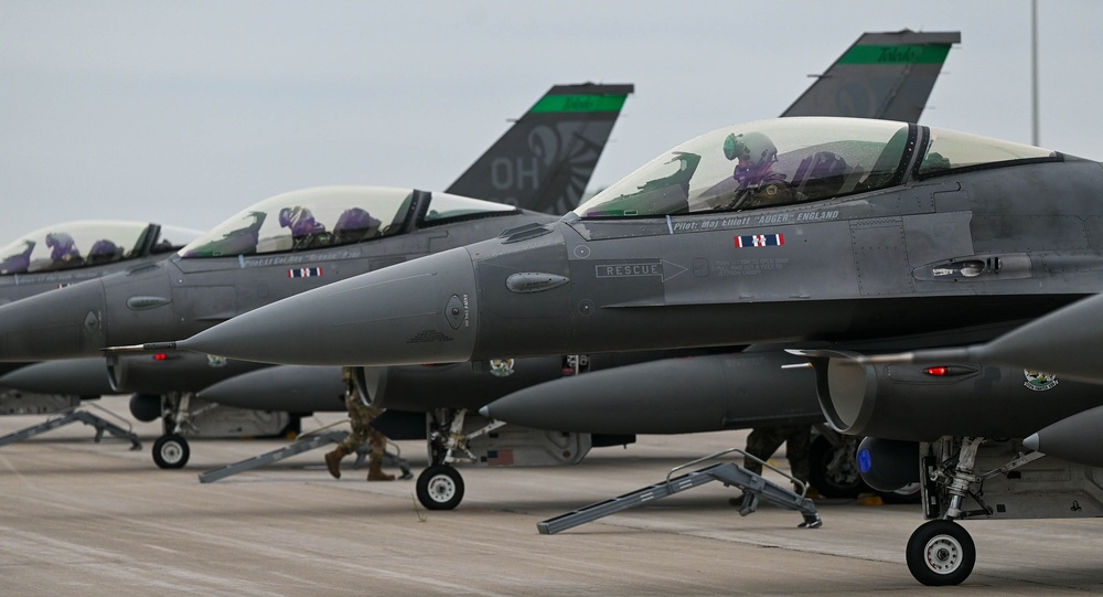 180th Fighter Wing Trains at Northern Lightning