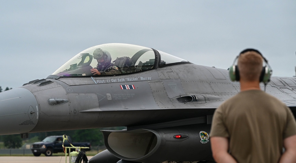 180th Fighter Wing Trains at Northern Lightning