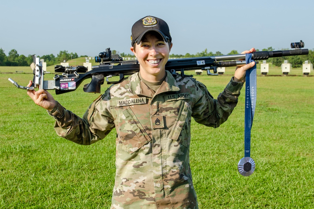 Fort Moore Soldier Wins Silver Medal at Paris Olympics